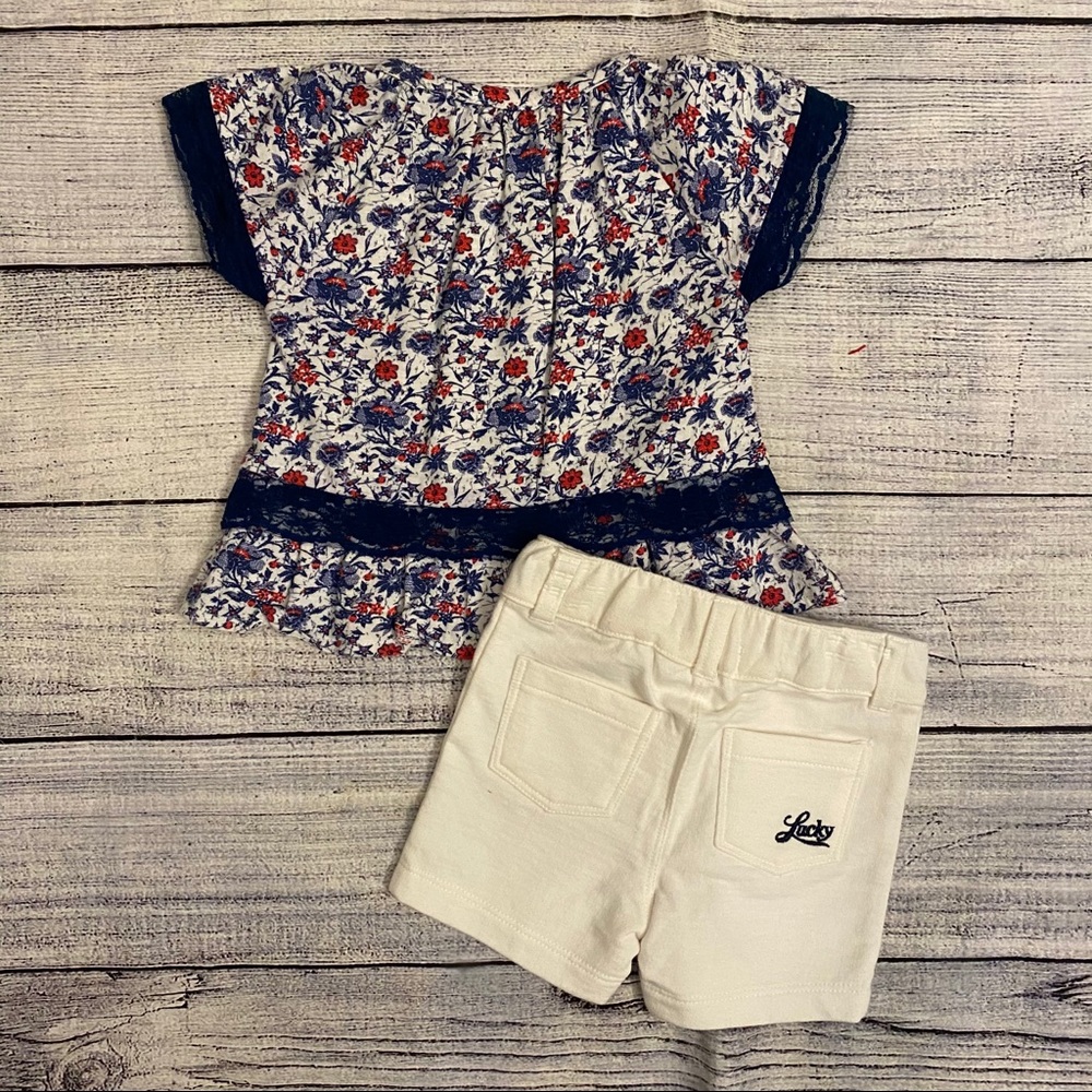 Lucky Brand outfit size 3-6 months girls - Picture 7 of 7